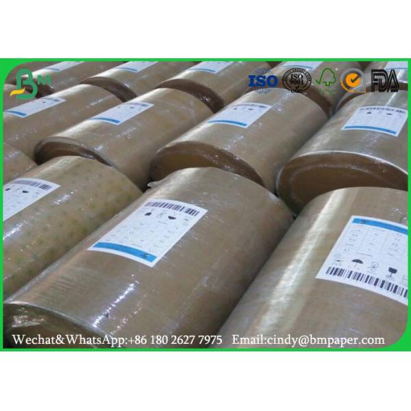 Wood Pulp White Bond Paper Roll 50gsm 60gsm 70gsm For School Book Printing