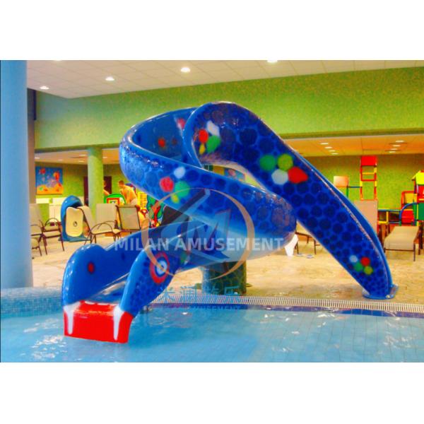 2.5m Height Water Play Equipment Kids Snake Amusement Park Water Slide For Indoor Outdoor Use