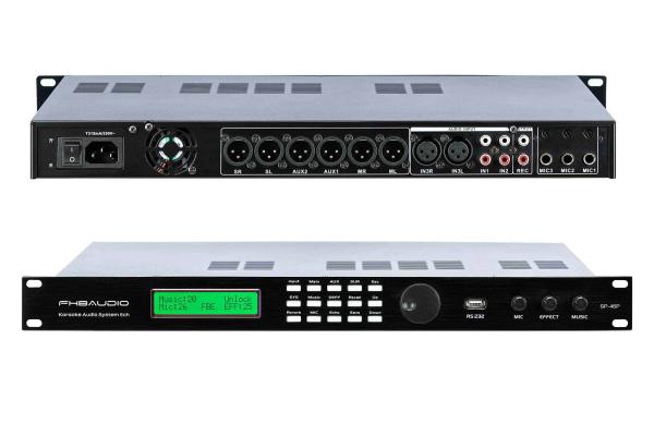 Quality RS232 Control Speaker Management Processor 96K Digital Preamp Karaoke Sound Mixer for sale