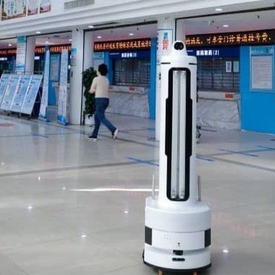 Wholesale Remote Control Autonomous UV Light Disinfection Robot from china suppliers