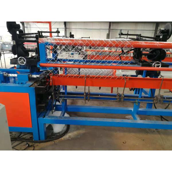 PLC Panasonic 4000mm Chain Link Fence Making Machine