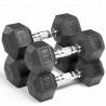 Buy cheap Tough Durable Rubber Coated Hex Dumbbells With Comfortable Handles from wholesalers