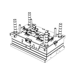 OEM / ODM ： Hot Runner Injection Molding & Transparent Smart Doorbell Bottom
