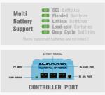 Intelligent 80a MPPT Charge Controller Smart Solar Charge Controller 150VDC
