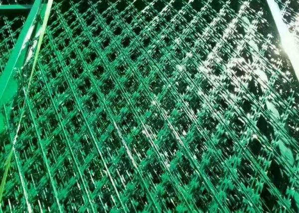 Quality 0.5mm Thickness Razor Sharp Barbed Wire BTO 22 Non climbing for sale