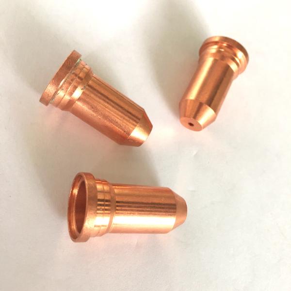 Copper Plasma Cutter Consumables , Esab Plasma Cutter Parts PT100 Nozzle
