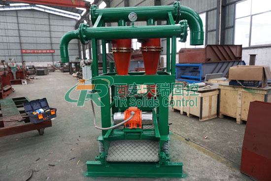 Drilling fluid mud desander for sale Oil Drilling Solid Control Desanding System Separation Point 45 - 75μM