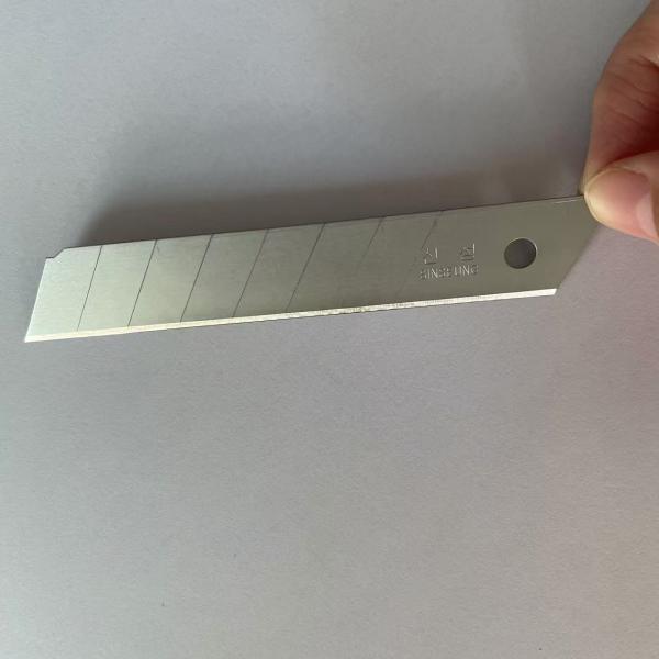 0.5mm Silver Cutter Blades 18mm Carbon Steel 60° Angle 8 Segments