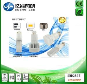 China high quality 9W  G24Q G24D led pl lamp /plc 4 pin led g24 lamp with samsuny 5630 replace 30W HPS MHL HID AC 85-265V on sale
