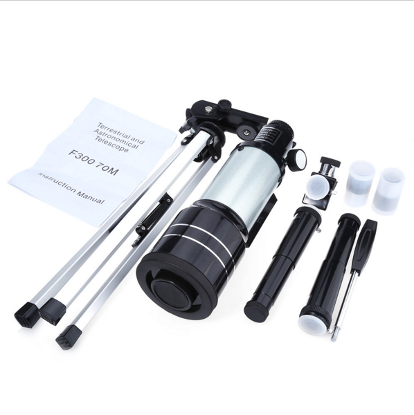 Outdoor Deep Space Telescope With Tripod , Adjustable Lever Astronomy Monocular