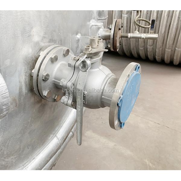 500L Ball Valve Discharge Stainless Steel Chemical CSTR Reactor for Retail Industry