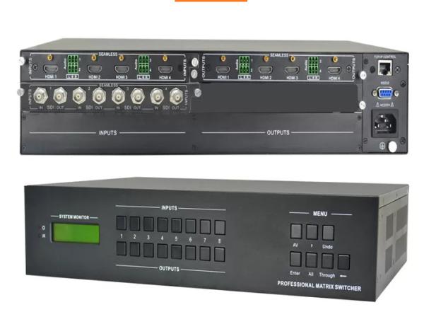Quality Video Matrix Switcher for 4/4 Inputs and Outputs Up To 4Kx2k 60Hz for sale