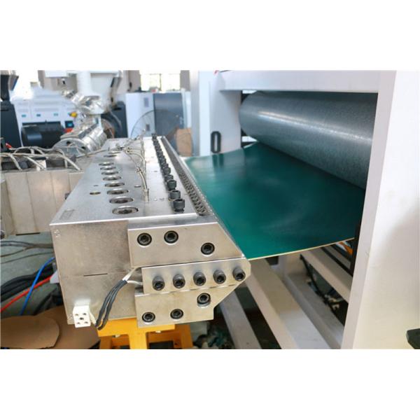 Waterproof Anti Noisy PVC Floor Tile Making Machine Ceiling Panel Extrusion Line