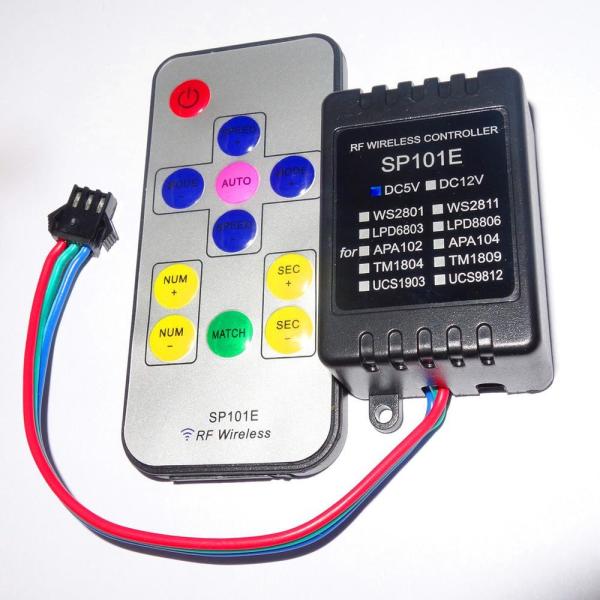Quality Wireless RF led pixel controller SP101E for sale