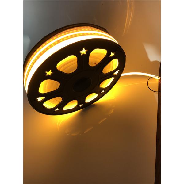 IP67 12V / 24V Blue LED Strip Lights , 2.5CM Cut Silicone Flexible Neon Rope Light