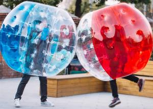 China 1.2m 1.5m 1.8m Transparent PVC Inflatable Bubble Soccer on sale