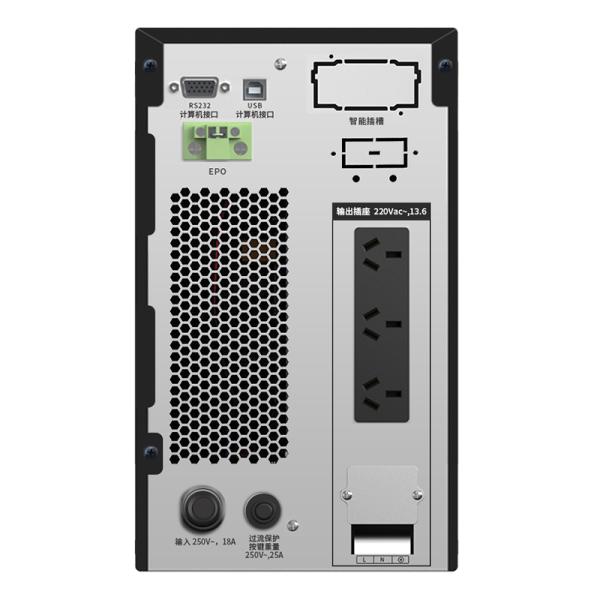 Visench 220V Single Phase Uninterruptible Power Supply 3000Va/2400W Sinewave Online Double Conversion Tower Ups Back Up