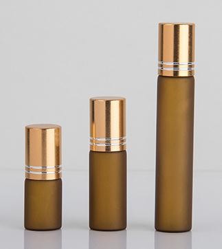Aluminum Cap Glass Roll On Bottles For Essential Oils 5ml 10ml