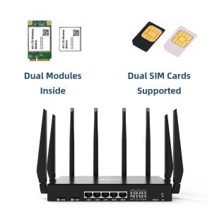 Wholesale Gigabit Ethernet Carrier Aggregation 4G Multi Sim Card Bonding Router Wireless WIFI from china suppliers