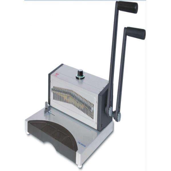 T9029 Electrical spiral binding Punching machine, Steel Double Wire Binding Equipment