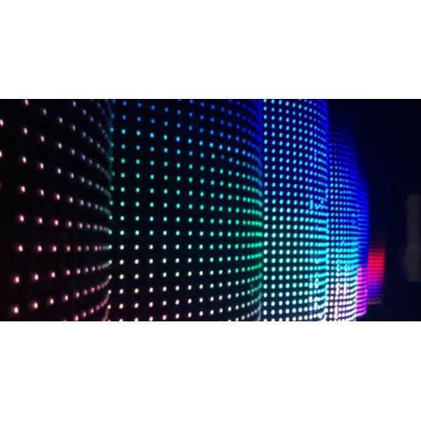 Adjustable Brightness LED Grid Screen with DMX512 Control and Customizable SMD3535 LED Point Light