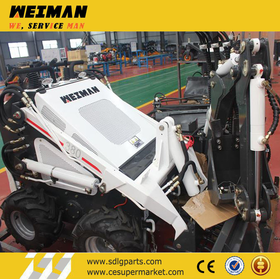 Wholesale hy380 skid steer loader with digger,trencher,fork,auger from china suppliers