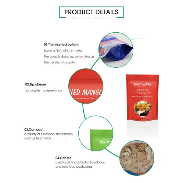 500g Coffee Packaging Bags Heat Seal Foil Laminated Printed Side Gusset Pouches