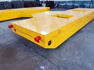Wholesale 20 Ton Cable Reel Coil Track Transfer Trolley Rail Transfer Carriage from china suppliers