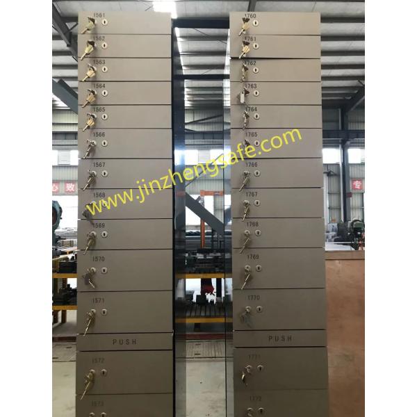 300mm Width Column Type Aluminum Alloy Safe Custody Box With Color Painting