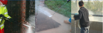 500bar High Pressure Water Jet Cleaner Machine For Ship Marine Rust Paint Remove