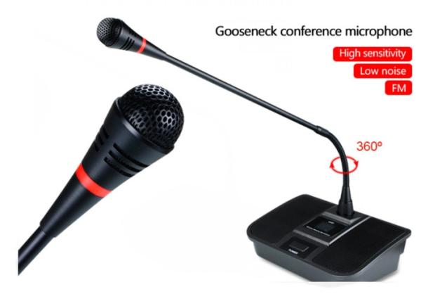 Quality Wireless Dedicated Conference System Microphone U Segment UHF Four Gooseneck for sale