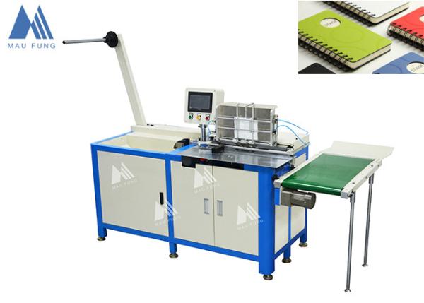Semi Auto Double Twin Coil And Wire O Binding Machine For Notebook Calendar