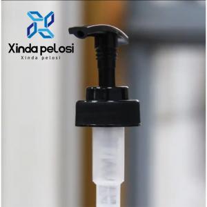 China Hand Lotion Pump Dispenser Black Liquid Soap Dispenser Plastic on sale