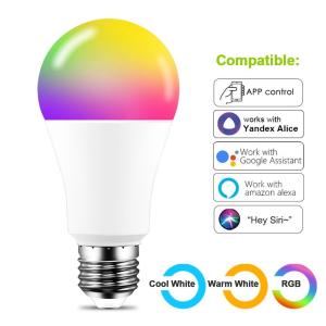China 85-265V E27 Smart Light Bulb 3200K WiFi Smart LED Lamp App Control on sale
