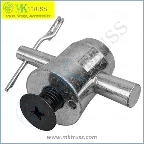 Aluminum Half Spigot with Pin Clip Enhance Your 290mm Alu Stage Lighting Truss Setup