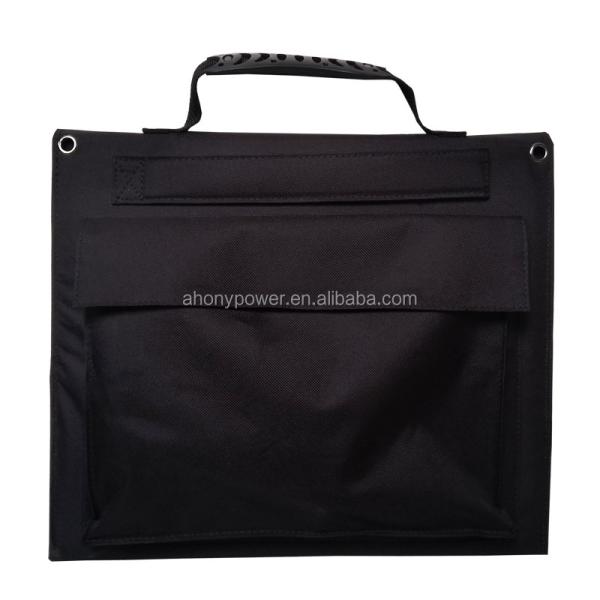 12V 80W Portable Lightweight Folding Solar Panels For Camping With PWM Controller