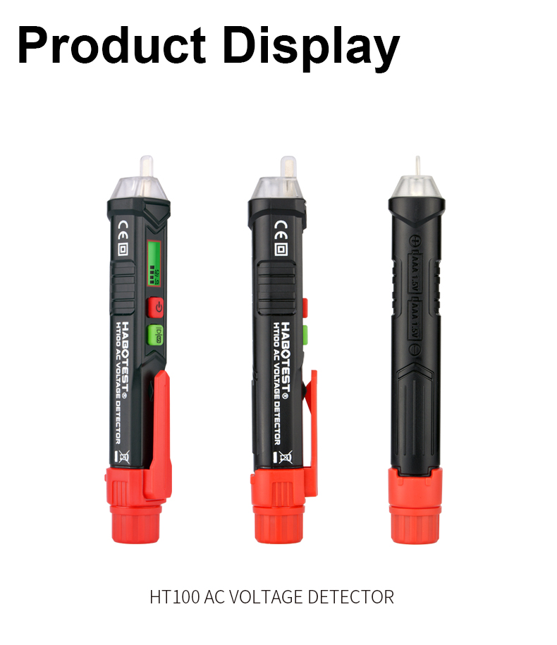 1000V Pen Type Voltage Tester , Adjustable Non Contact Voltage Tester