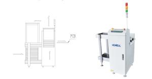 China Small SMT PCB Magazine Loader Machine For Electronics Assembly on sale