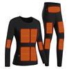 Wholesale Winter Men Warm Electric Heating Suit Set Heating USB Heated Thermal Underwear from china suppliers