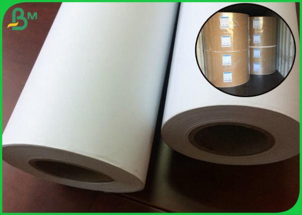 Quality Smooth Surface CAD Plotter Paper / Tracing Paper 60GSM For Garment Industry for sale