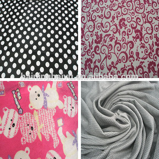 100%polyester birds printed velboa fabric uesd for toys