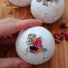Single Color Dried Flower Bath Bomb Moisturizing Skincare Dryness Reliever for sale