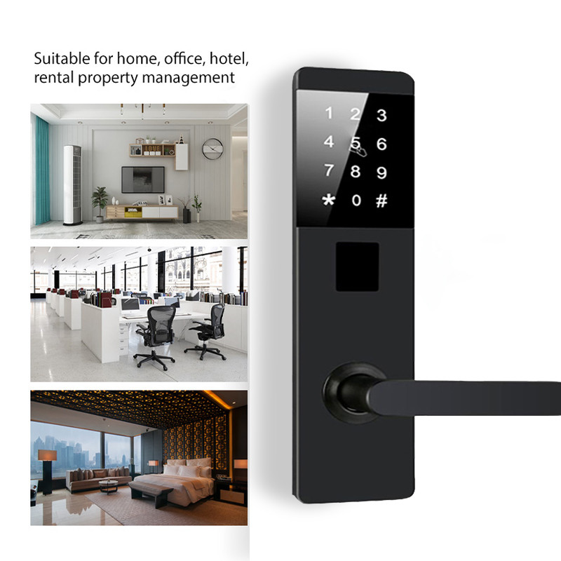 High Security TT App Password Door Locks 79mm Electronic Keypad Lock