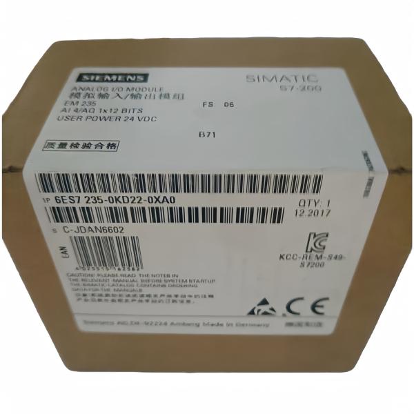SIEMENS SIMATIC S7-200 PLC 6ES7235-0KD22-0XA0 EM 235 Analog Combination 4 Inputs