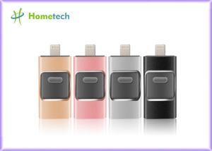 China Mobile Phone USB Flash Drive For IOS / Android , I- Easy Drive With Aluminum Alloy Material on sale