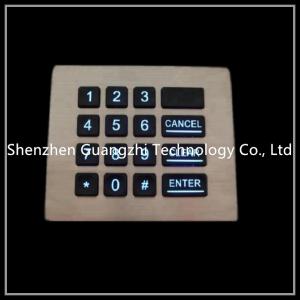 Wholesale Vending Machine Backlit Numeric Keypad Customizable Layout Shake Proof from china suppliers