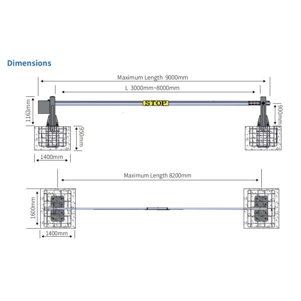 Heavy Duty Rising Beam Gate Milita | ZASPS