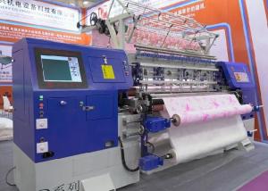 China Multi Needle Quilting Bed Sheet Making Machine With Border Trimming on sale