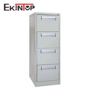 China Cold Rolled Steel 4 Drawer Office Cabinet , Metal Filing Cupboard Odorless OEM on sale
