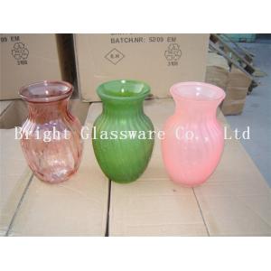 Wholesale Custom beautiful design glass vase for wholesale from china suppliers